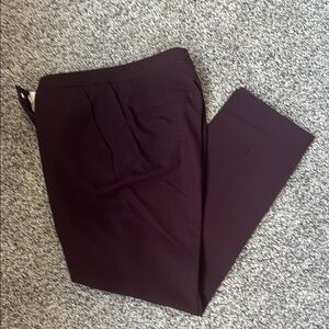 T Tahari Elegant Dark MaroonDress Pants